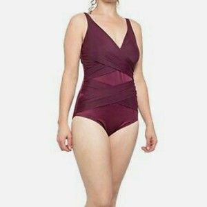 Miraclesuit Merlot One Piece